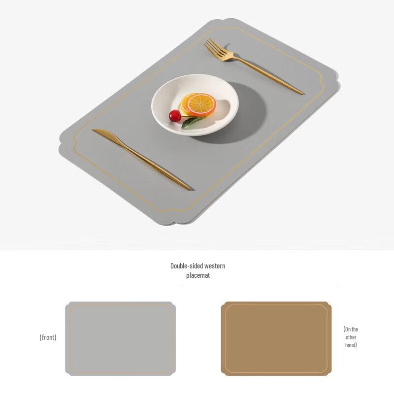 Nordic Style Leather Placemat