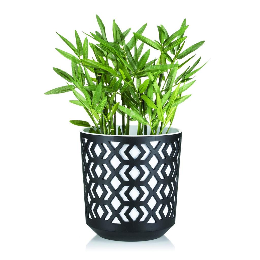 Donica Etnic Biało-Czarna 19Xh20 Cm