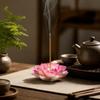 Keramik Räuchergefäß Blumenmuster Lotus Aromatherapie Ständer Räucherschale Bürogebrauch