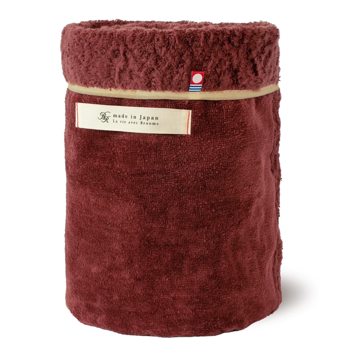 

Bloom Imabari Avenir Lap примерно 98 x 70 Сделано в Плед, см, Япония, 100% хлопок, Стираемый, Двусторонний, Тон овчины (Красное вино)