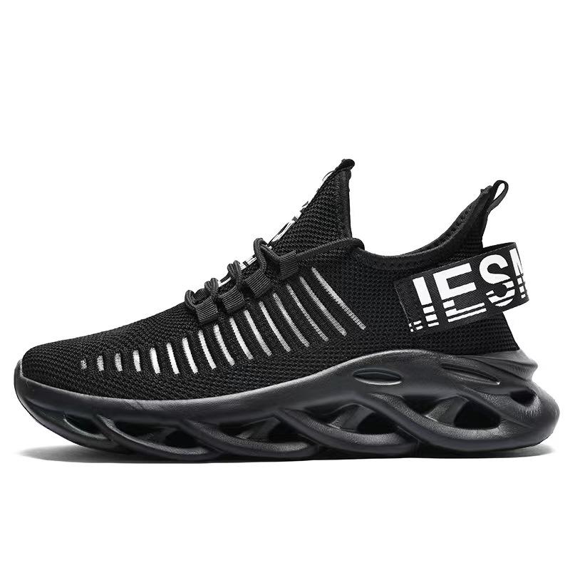 Men's Lightweight Korean-Style Mesh Running Shoes, Casual Trendy Design