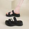 Beautiful thick bottom heightening cool slippers summer wear new go out with skirt casual seaside beach