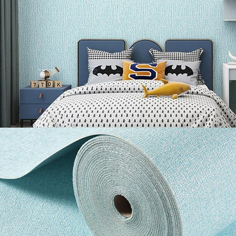 Papel Pintado 3D XPE Color Sólido Lino 3m Autoadhesivo Impermeable y a Prueba de Humedad Dormitorio Sala de Estar Fondo Decoración del Hogar