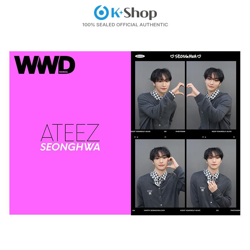 [Pre-pedido] WWD - SEONGHWA(ATEEZ) PORTADA [EDICIÓN SEPTIEMBRE 2026] X Snapism Pegatina de Fotocarta