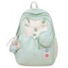 Backpack, Cream Star Drawstring Backpack, Large Capacity Kawaii Cute Double Shoulder Bag