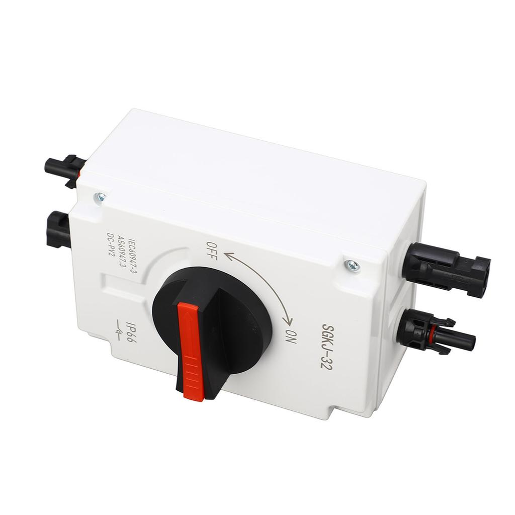 DC1200V 40A PV DC Disconnect Switch IP66 Waterproof 4P DC Isolator Switch for RV Boat Solar System