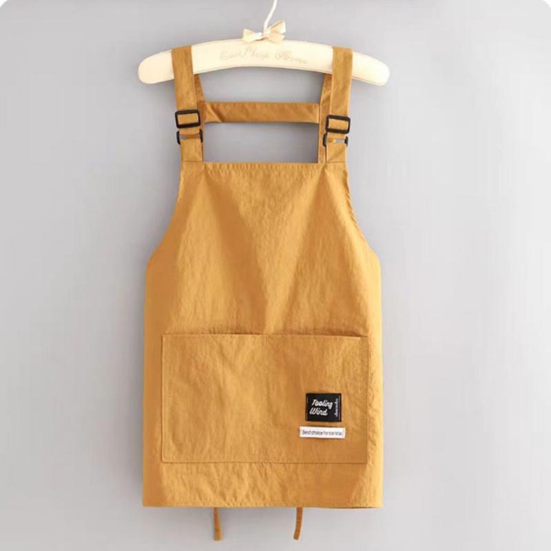 Fashionable Splash-Proof Korean Style Apron for Home Kitchen Cooking and Catering Special Work Clothes for Adults Waiter