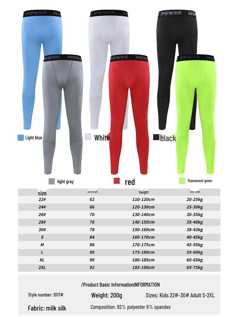 Herren Europäische & Amerikanische Schnelltrocknende, Schweißableitende Kompressions-Sporttights