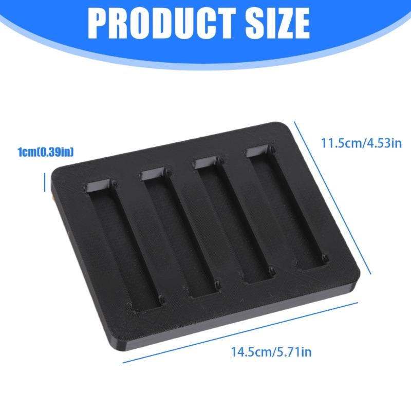 2.8inch 4 Slots Base Bracket for Bitcoins NerdMiner NMMiner 4 Slot Plastic Holder For Quick Assembly