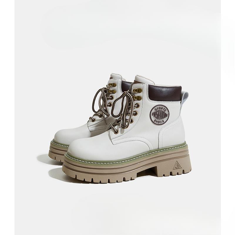 

Туфли на толстой подошве Женские ботинки на платформе Ботинки для хайкинга и альпинизма Ботильоны 40 бежевый