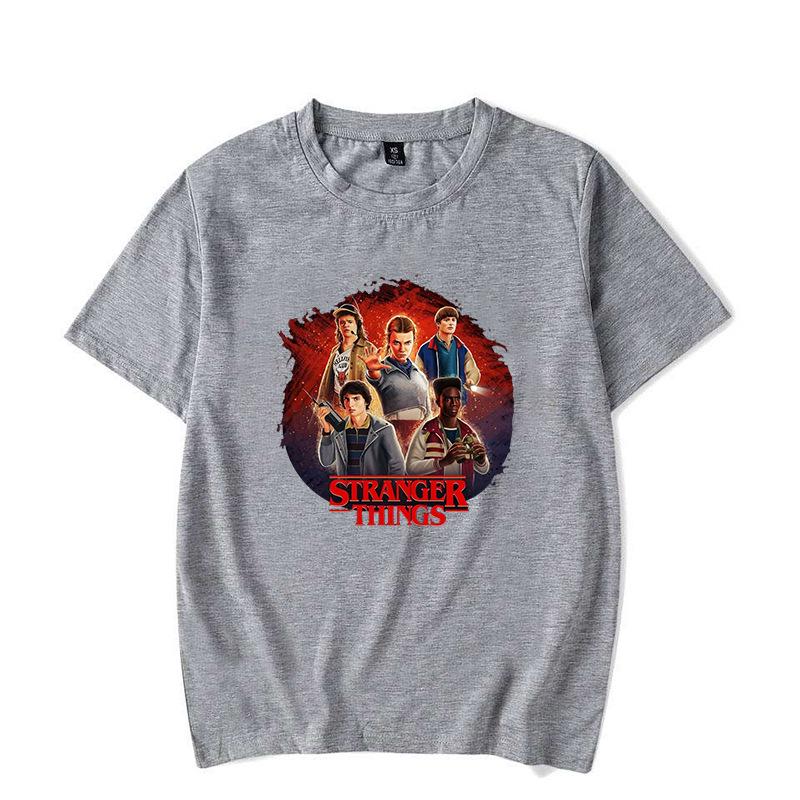 Stranger Things Unisex Y2K Short Sleeve Casual T-shirt