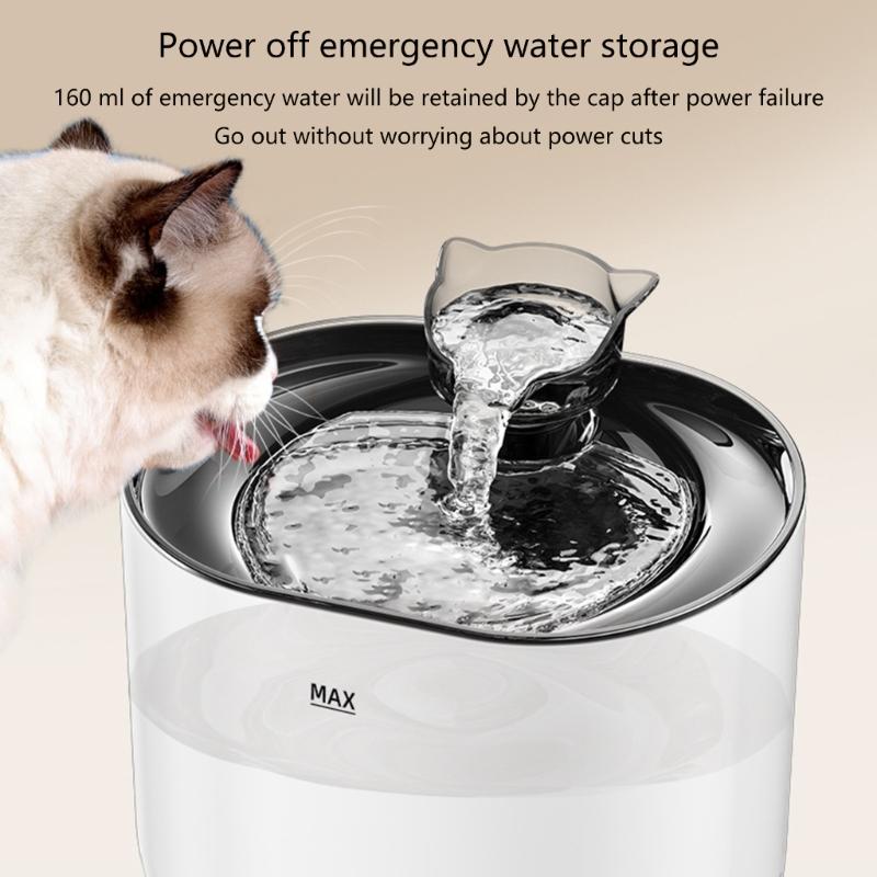 Cats Water Fountains Automatic Dogs Pet Drinking Mute Water Dispenser Large Capacity Quiet Automatic Fountains