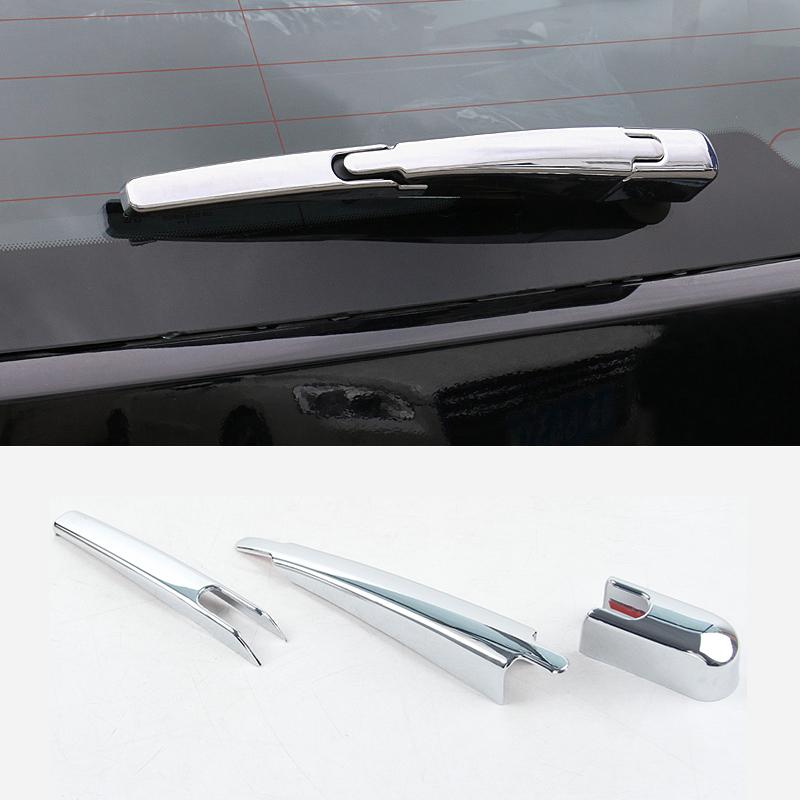 For Peugeot 3008 GT 2017 2018 3008GT MK2 Hybrid ABS Car Rear Wiper Window Wiper Cover Trim Accessories