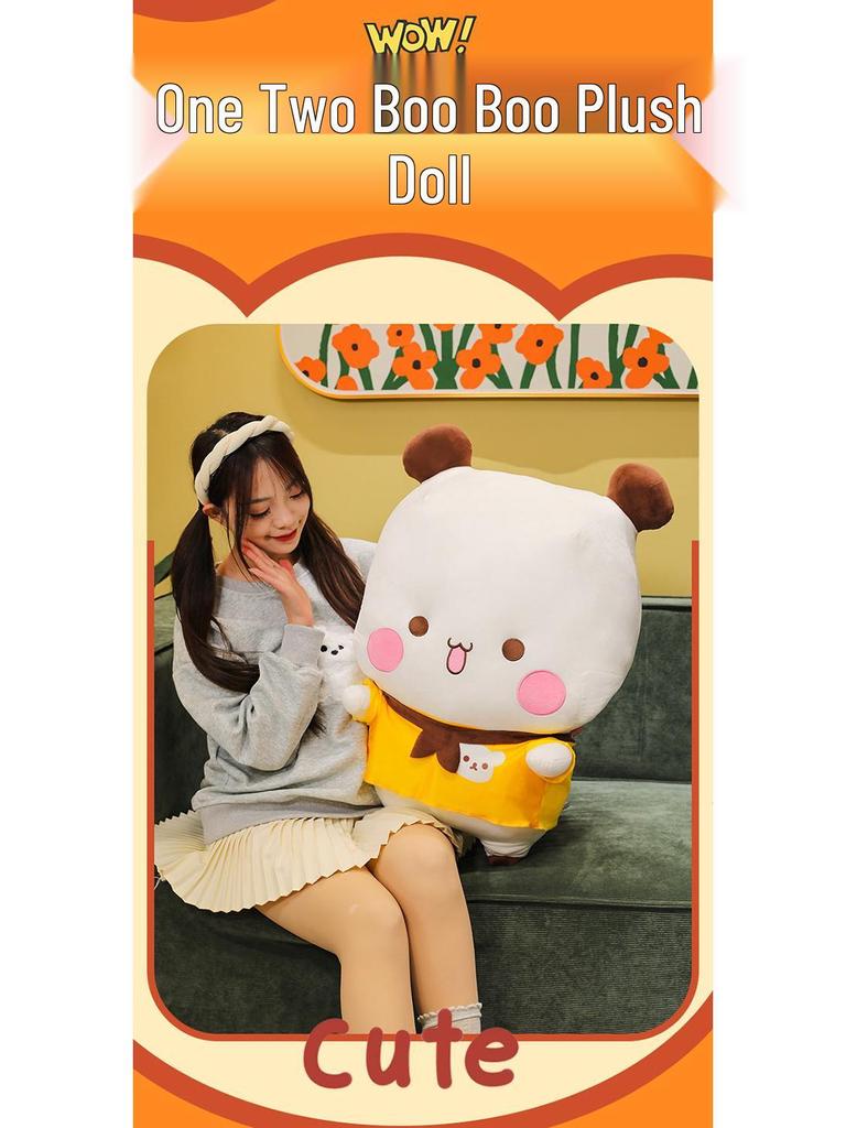 Cross-border One Two Boo Boo Cartoon Plush Doll Pillow Birthday Gift