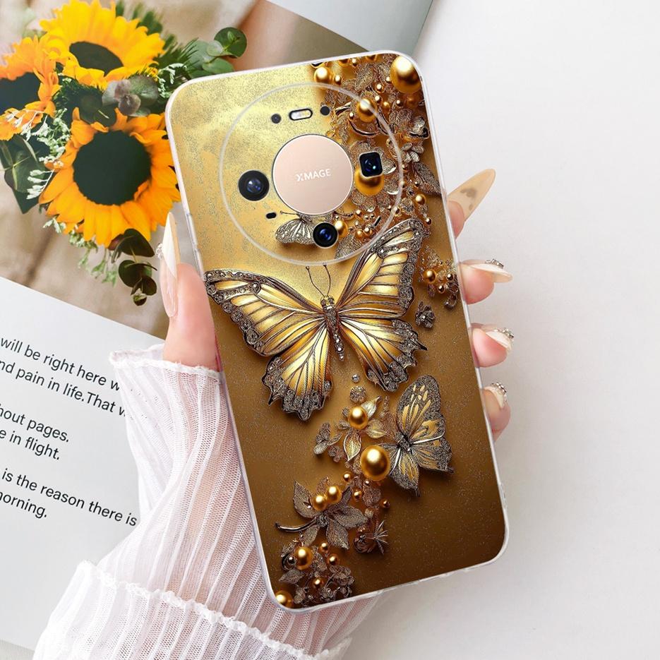For Huawei Mate 80 5G Case VYG-AL00 Stylish Butterfly Painted Cover Soft Slim Phone Case For Huawei Mate 80 Pro Mate80 5G Fundas