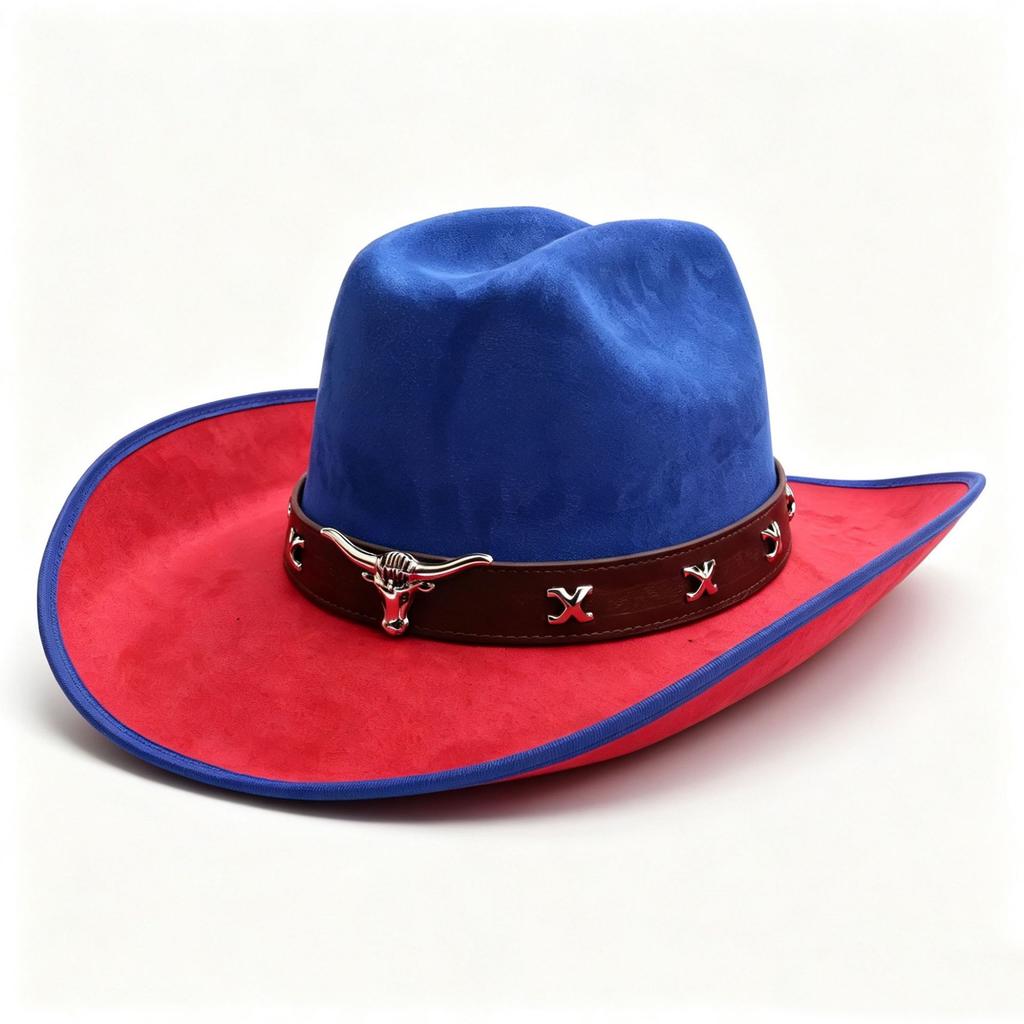 New Suede Western Cowboy Hat Popular Classic Accessories Cowboy Hat Fashion European and American Jazz Hat