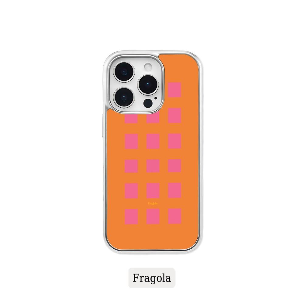 Fragola Coloful Grids Phone Case for iPhone 17 16e 16 15 14 13 12 11 Pro Max X XR XSMAX 8 7 Air Plus Luxury Clear Soft Cover