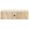 Wall Mounted Side Table Sonoma Oak 59 X 34.5 X 17 Cm