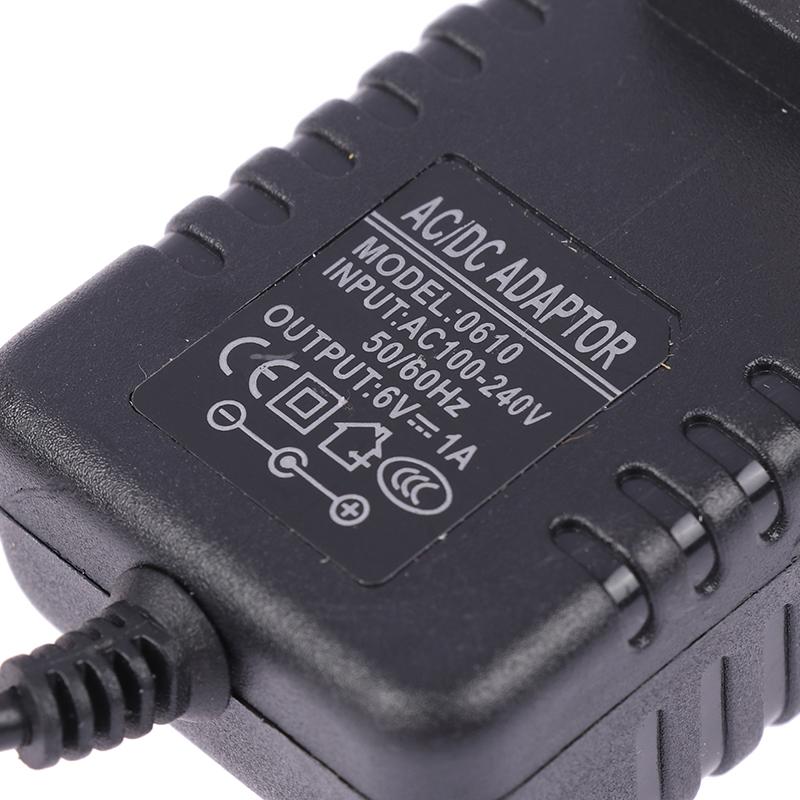 Ac 100-240V To Dc 6V 1A Adapter Power Supply Charger For Blood Pressure Monitor Sphygmomanometer Tonometer