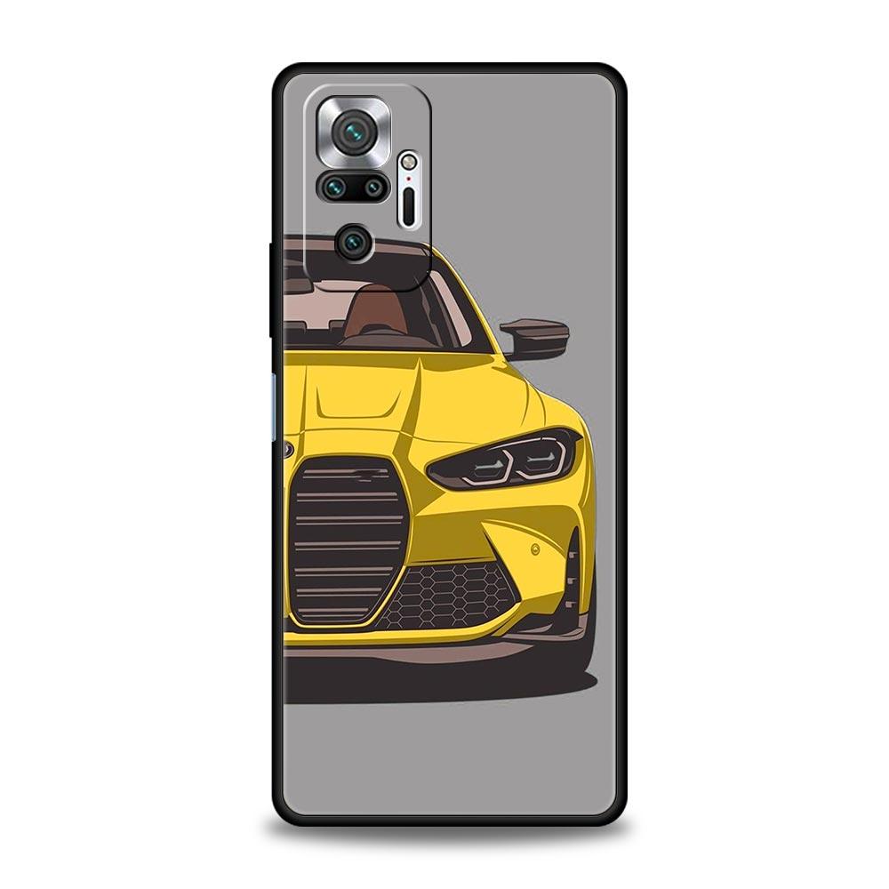 Phone Case For Xiaomi Redmi Note 14 13 12 5G 9S 9 10 11 Pro Plus 4G 9T 14C 13C 12C 10C 9C 9A Cover JDM Type R Civic Sport Car