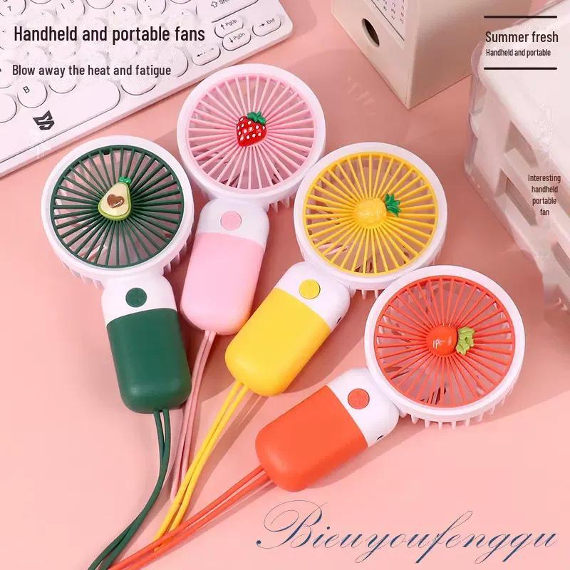 2024 Dobíjecí přenosný ruční stolní ventilátor s dlouhou výdrží baterie a USB nabíjením