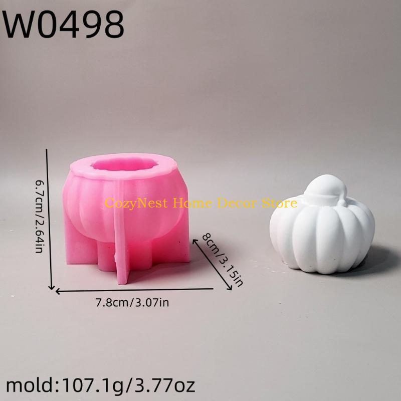 92MF Pumpkins Candle Mould Handmade Silicone Molds Soap Molds Ornament Molds Castings Molds Epoxy Resin Molds Craft Supplies