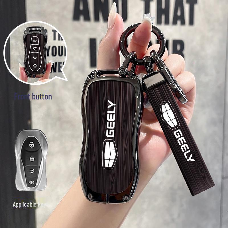 Geely Car Key Cover: Compatible with Emgrand, Boyue, Star X6, Yue, Rui, Binrui, Binyue, Borui, and GL models.