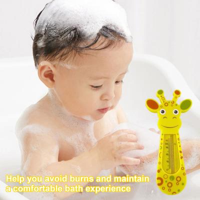 Baby-Badethermometer, digitales Giraffen-Badewannenthermometer, Säuglingswassertemperaturthermometer, schwimmendes Babyparty-Spielzeug für die Badewanne von Säuglingen und Kleinkindern