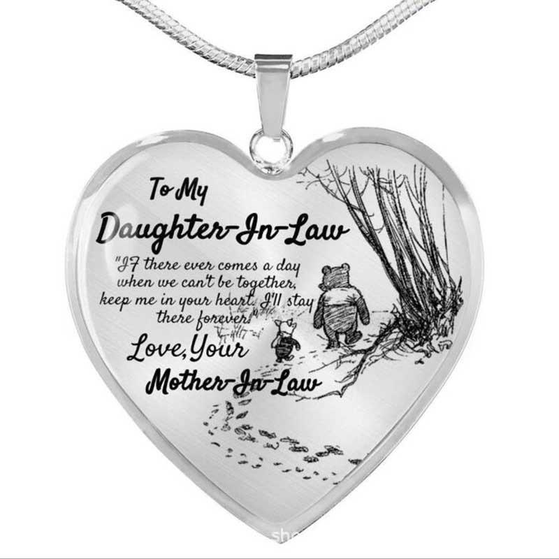 Für meine Tochter Liebesanhänger Halskette - Europäischer & Amerikanischer Allround-Schmuck Pulloverkette