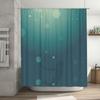 Luxury Gradient Blue Shower Curtain with Bubble Print Waterproof Washable Fabric for Home Bathroom Decor Size: 72 x 84 Inches