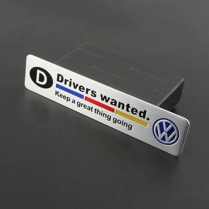 1 buc. Autocolante Metalice 3D nn4 Decal pentru Caroserie Portbagaj Auto Pentru VW Golf GTI Tiguan Jetta Transporter Passat T5 Polo Touran Scirocco Arteon T-ROC