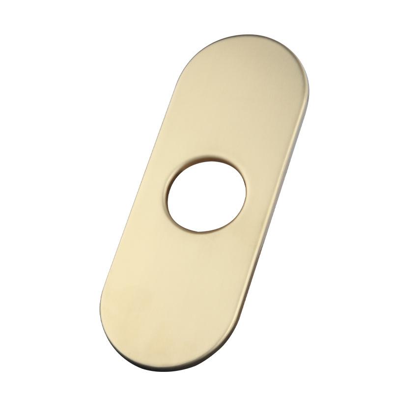 304 Stainless Steel Brushed Kitchen Faucet Cover10 Inch Decorative Plate Base Bathroom 6-inch Sheathing