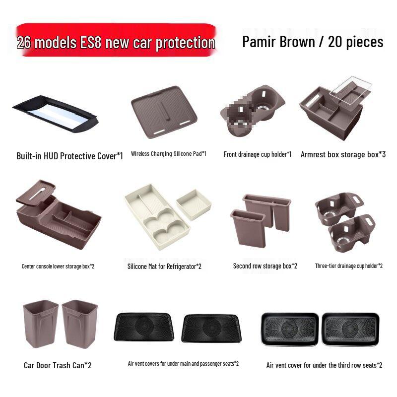 Compatible with 26 Models: Third Gen Nio ES8 HUD Protective Cover & Interior Decor