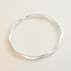 Zuyin S999 Mobius Bracelet, Minimalist, Light Luxury, Versatile, Non Conforming Design, Open End Pure Silver Bracelet for Women