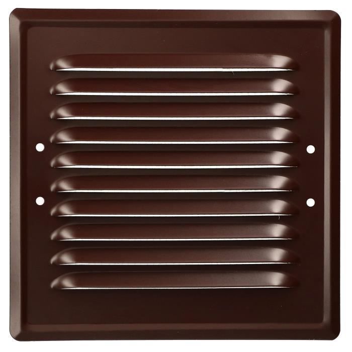 Ventilation Grille - KOTARBAU - 165x165 Mm - Metal - Mosquito Net - Brown