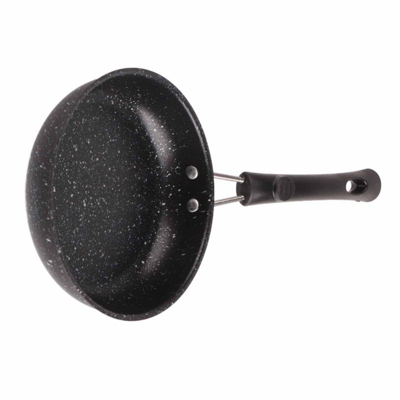 Frying Pan Stainless Steel Ergonomic Handle Fast Even Conduction Antistick Cooking Skillet For Bacon Steak Onion 7.1in