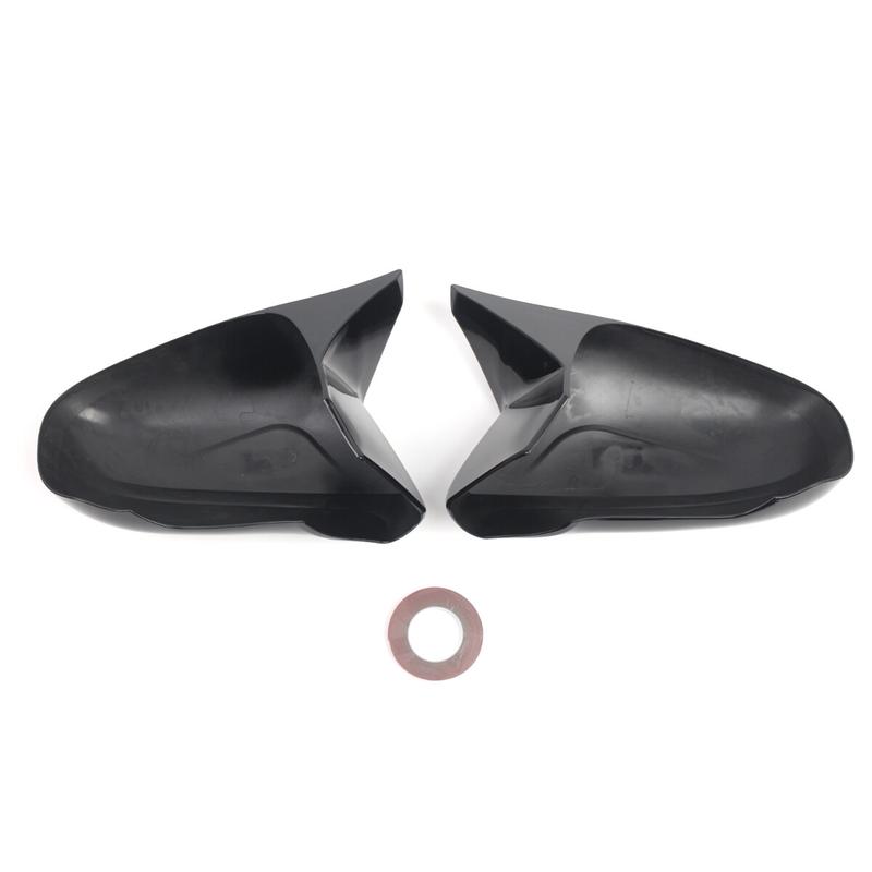 Pair Car Side Rearview Mirror Cover For Lexus IS IS250 IS350 2006-2012 LHD Glossy Black/Carbon Look Wing Mirror Caps Trims US/EU