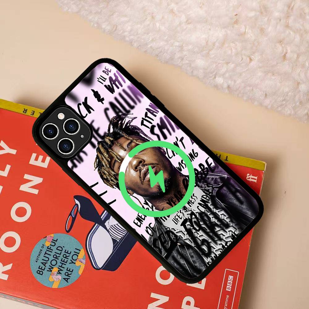 Juice Cool Singer WRLD Handyhülle Magnetische Hülle Für IPhone 16 14 13 12 11 15 Pro Max Plus Für Magsafe Kabelloses Lade Cover