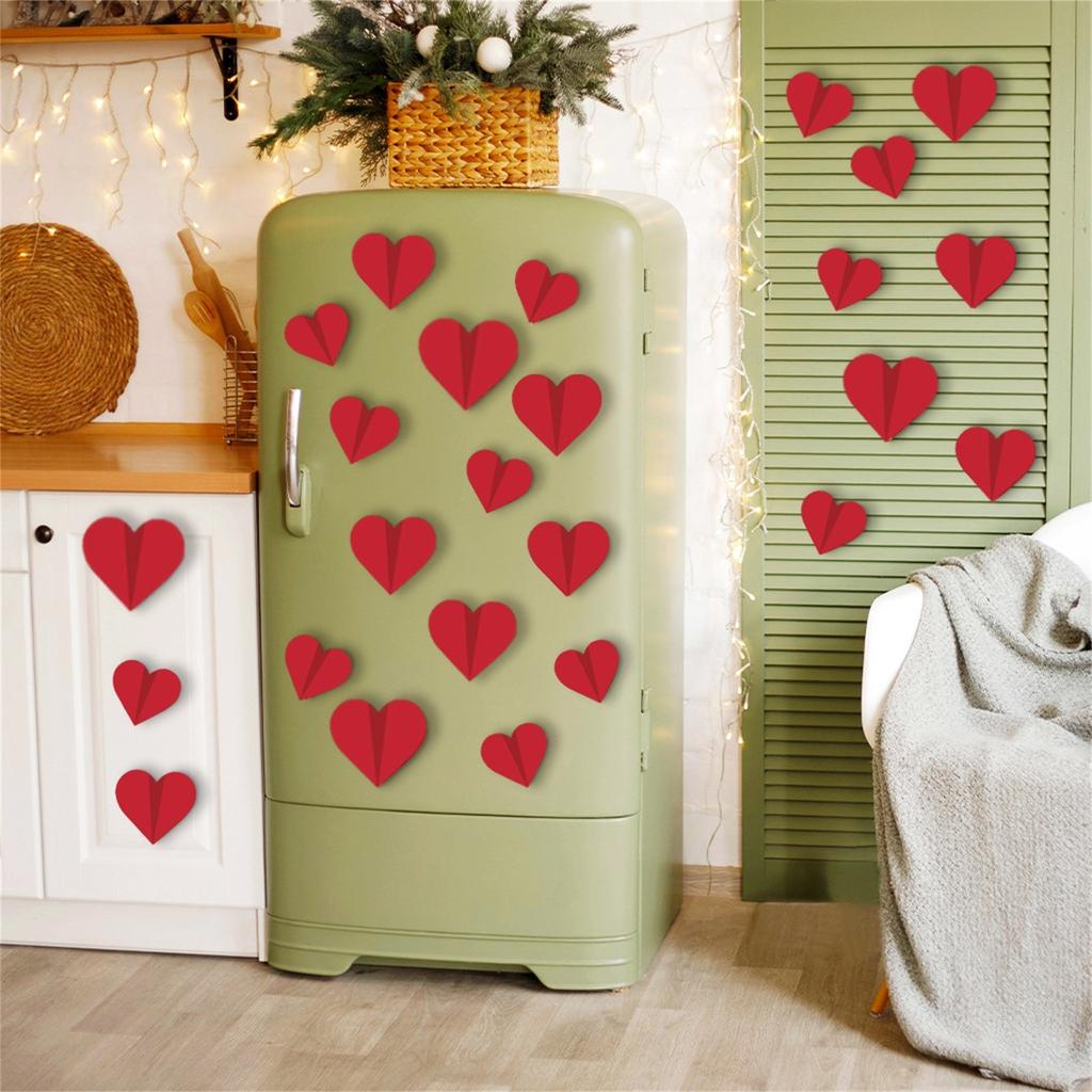 Stickers Shopping Mall Window Stickers Valentine's Day Room Stickers Wall Stickers Set Decoration