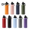 Stainless Steel Vacuum Cup 40oz Insulated Water Bottle Leak Proof Wide Mouth Thermal Flask Keep Cold Hot Beverage Tea Coffee Cup for Outdoor Sports