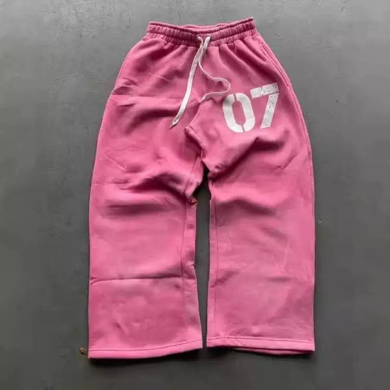 GLYDE Y2k New Harajuku Drawstring Casual Men and Women Sports Pants