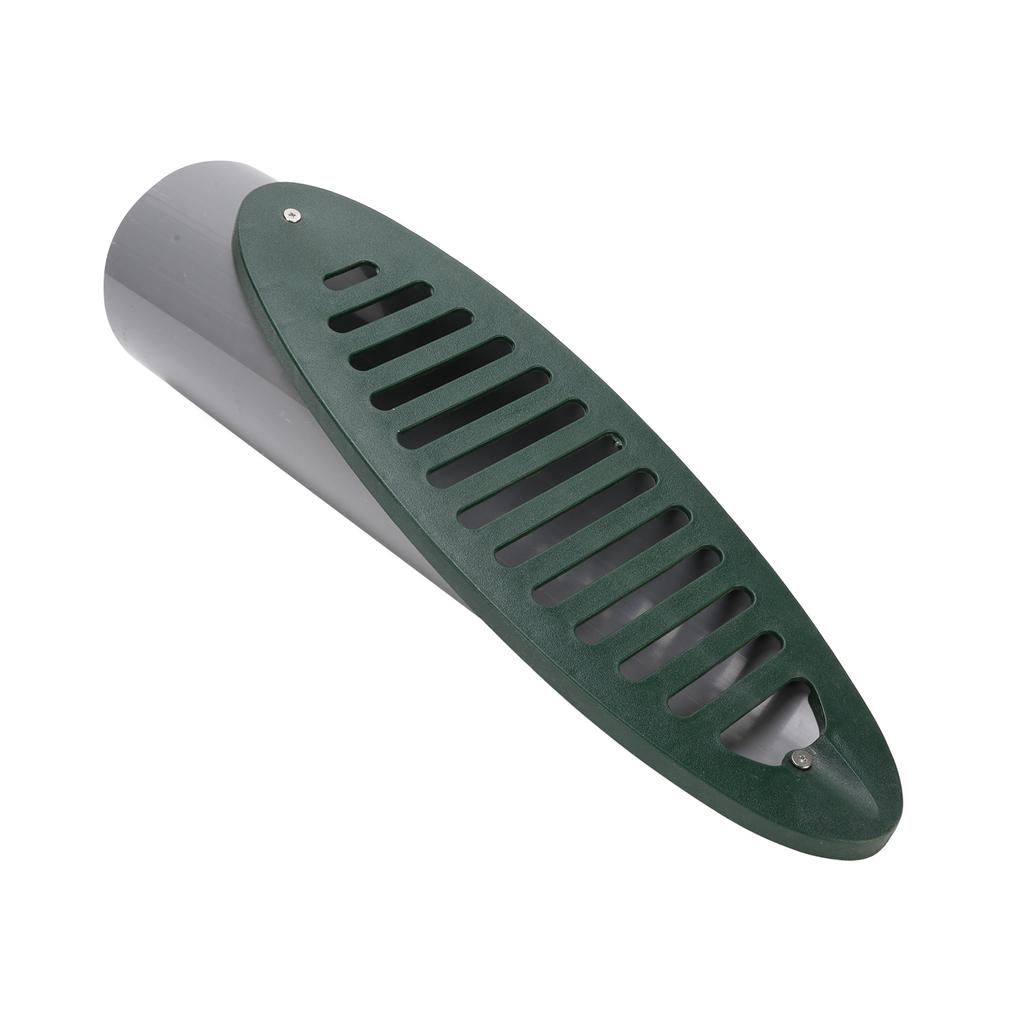 Yard Drain Emitter PVC Detachable Grate Angled Sloped Yard Drain for Drainage System Green