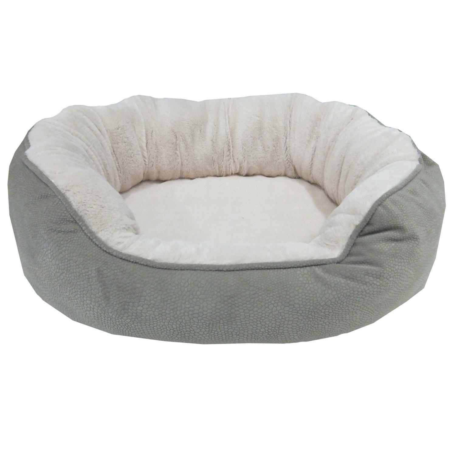 

Oval Kennel Cat Nest All-season Dog Pad Cat Pad Winter Dog Bed Winter Warm Pet Supplies 46 36 18