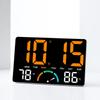 Large LED Wall Clock with Stand, Digital Multifunction GH9008