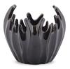 Black Coral-Shaped Decorative Bowl