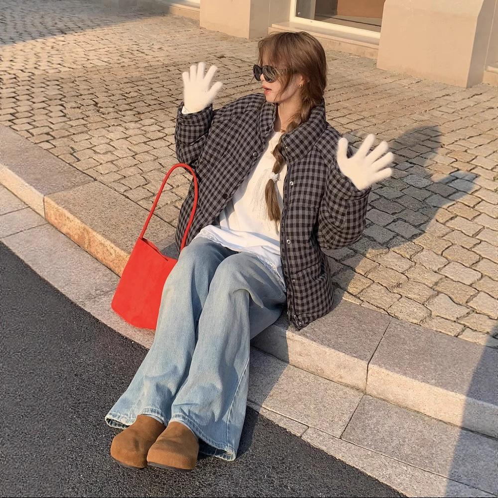 

Winter Cotton-padded Clothes Women s New Short Thickened Warm Cotton-padded Jackets Women s Jackets S