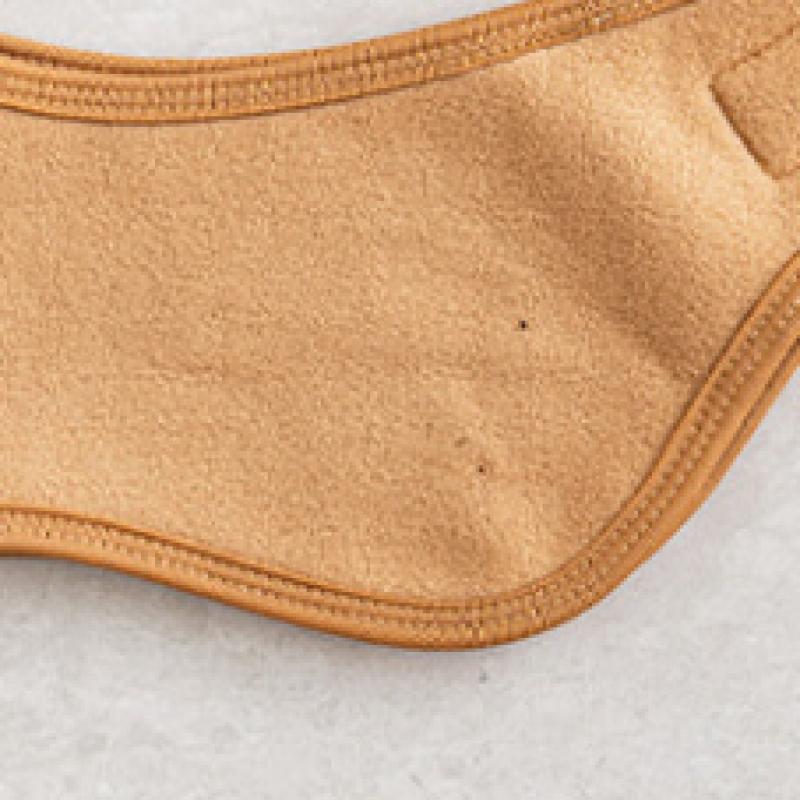 Daiso Three Dimensional Mask Type Cold Weather Pad Brown