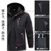 [Inkpoo] Mountaineering Jacket, Winter Clothes, Coat, Men's, Cold Protection, Windproof, Water Repellent, Top and Bottom Set, Pants, Fleece Lining,