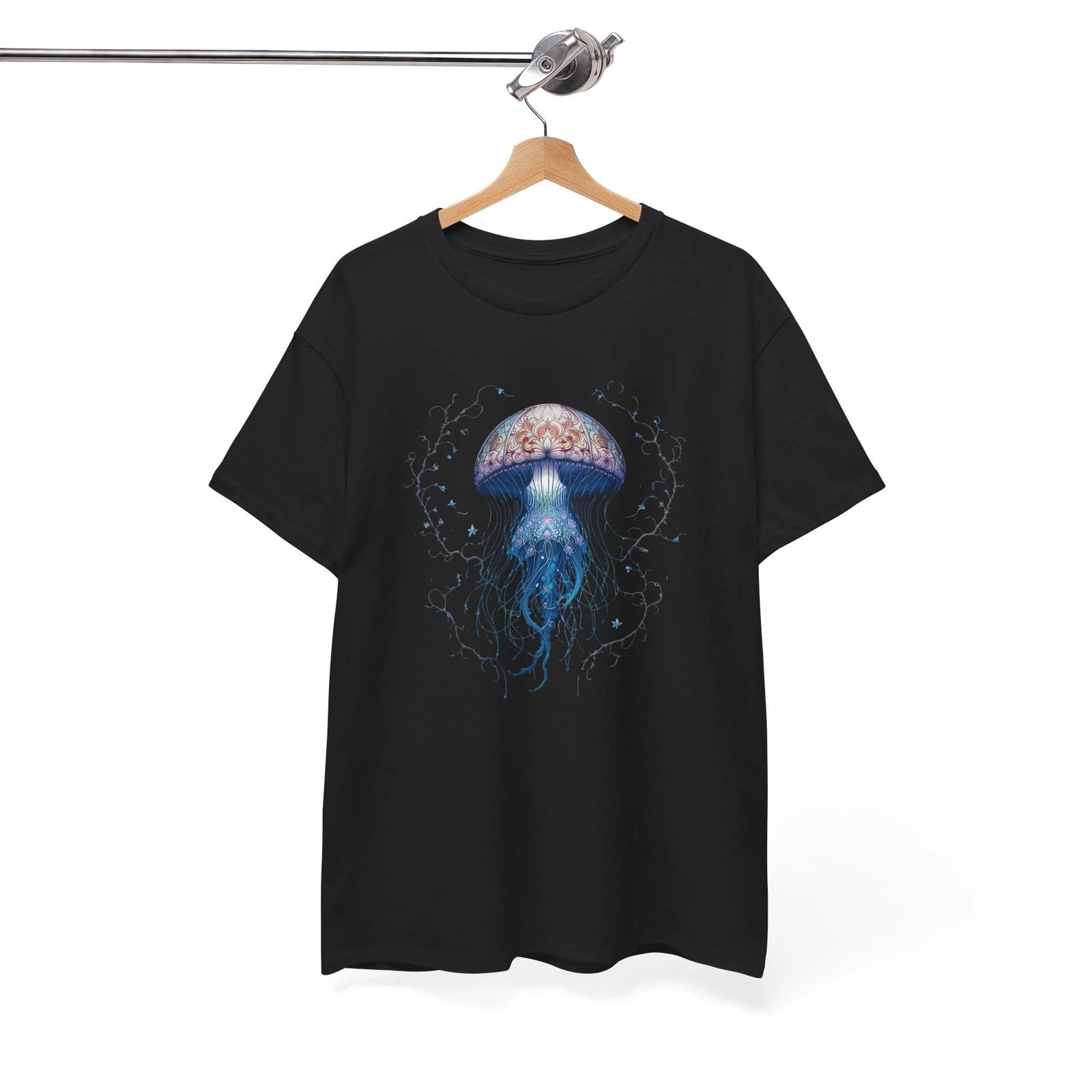 Fantasy T-Shirt | Magical Creatures Shirt | Ornate Jellyfish Fantasy Shirt 3XL
