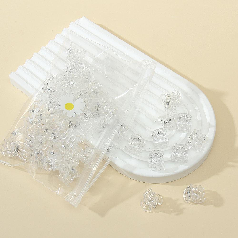 

100 шт./пакет 1,5 см женские мини-заколки для волос в виде крабов, цветные заколки для волос для девочек, милые детские заколки, аксессуары для волос, заколки, подарок 100 Pcs